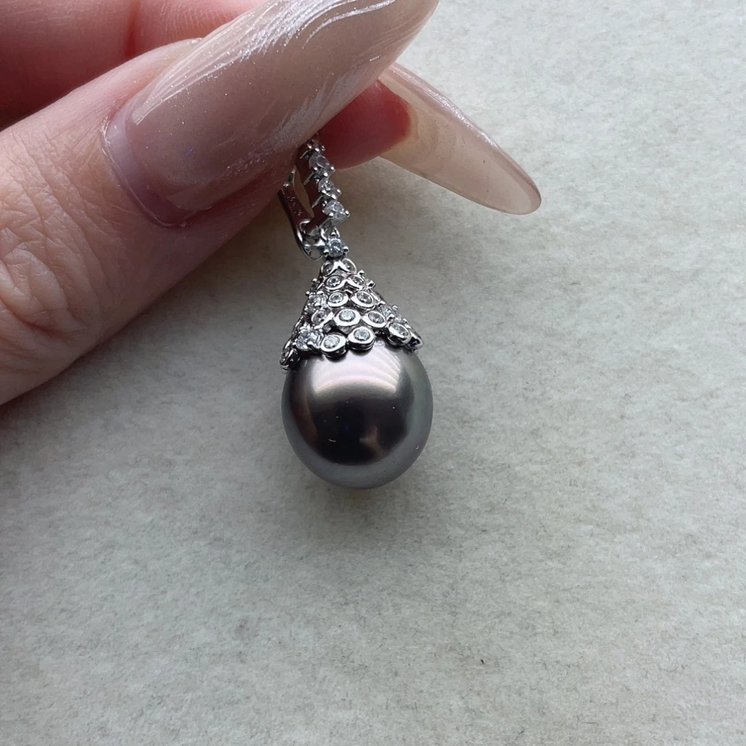 吊坠129海水珍珠银S925镶嵌