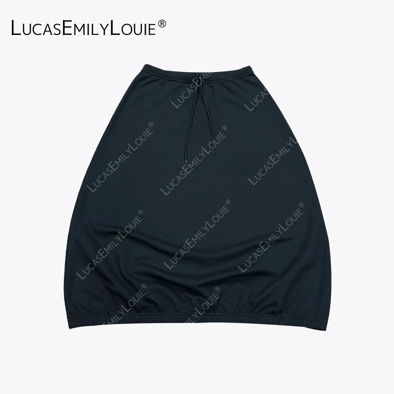 LUCASEMILYLOUIE欢姐0220松紧腰廓形花苞500克重卫衣裙2511208