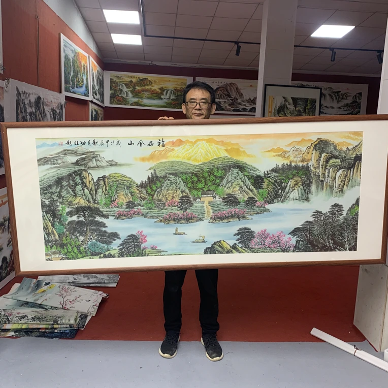 福居金山（212/85）装裱好