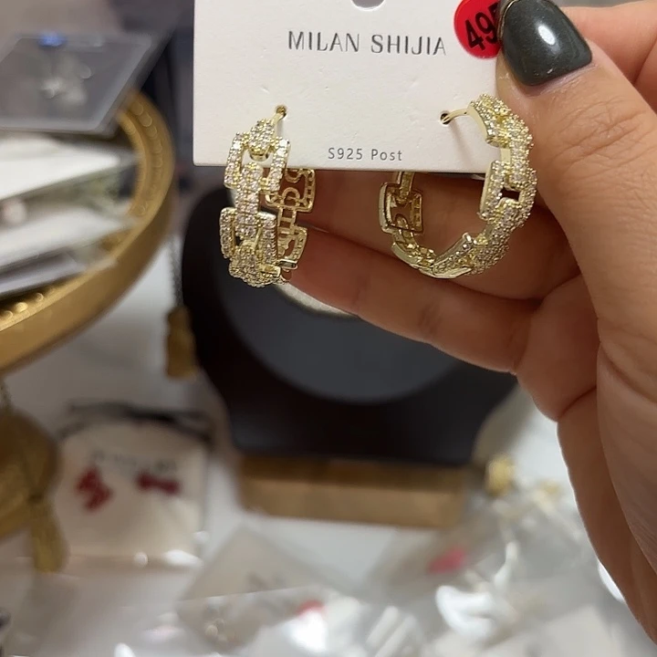 铜合金无925银扣扣