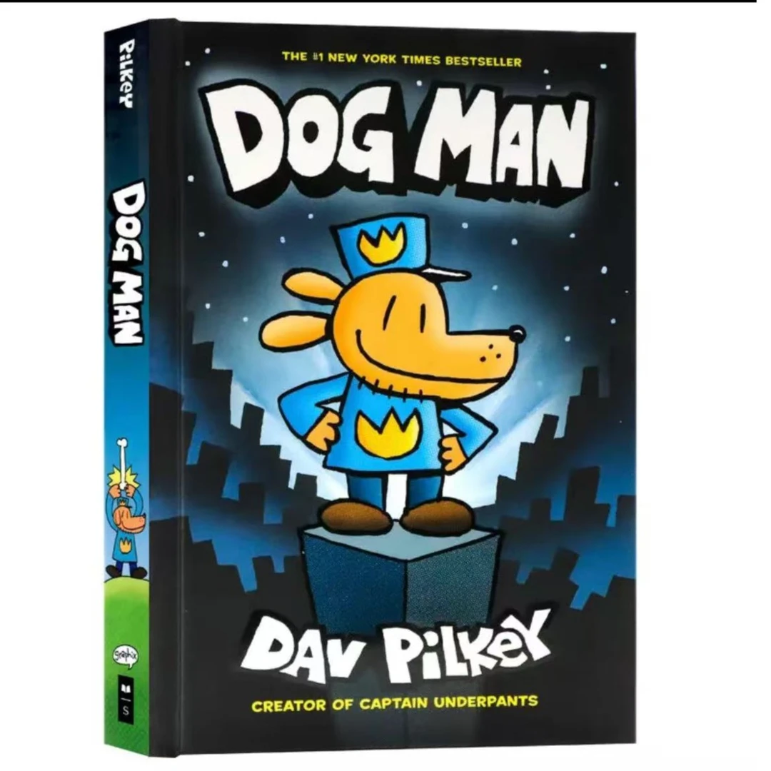学乐dogman系列神探狗狗精装童书幽默漫画生活原版英文原版dogman