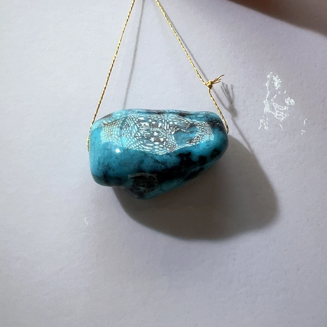 绿松石未镶嵌挂件