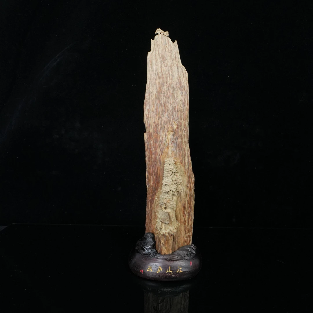 A6584 印尼雅加达沉香皮油老料江山如画 96.9g/含289.3g