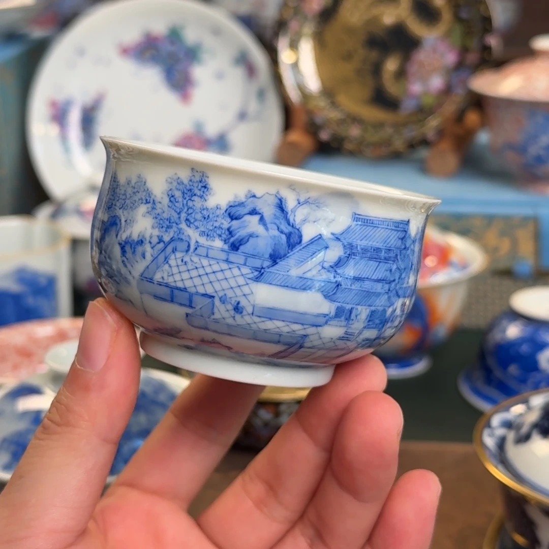 纯手工手绘陶瓷茶具