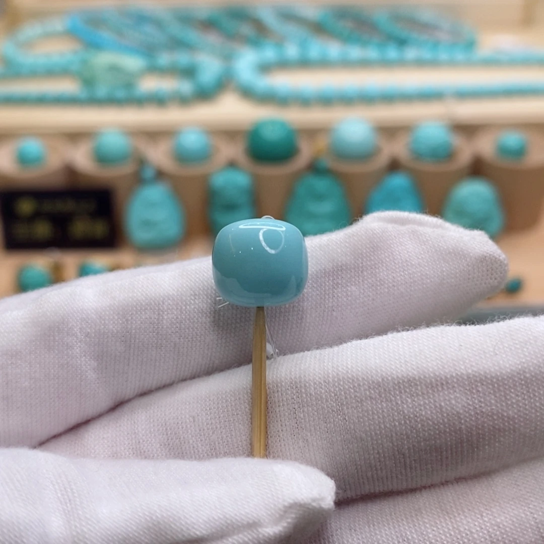 绿松石未镶嵌珠宝奇石11.7mm