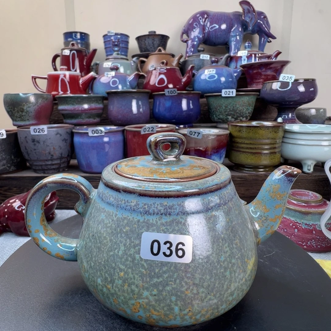 开播福利炉钧如意满容230ml茶壶一把