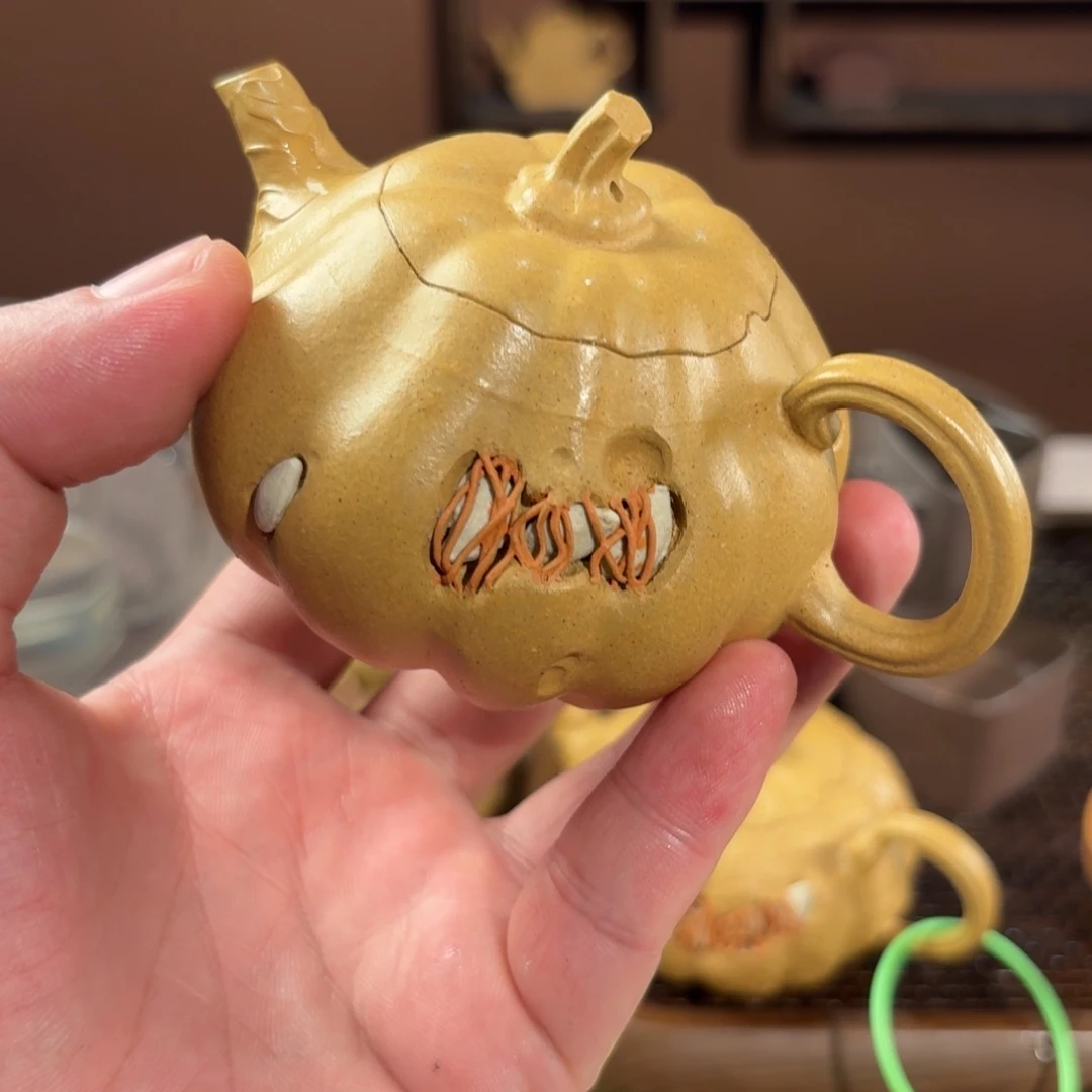 紫砂茶壶南瓜（光）