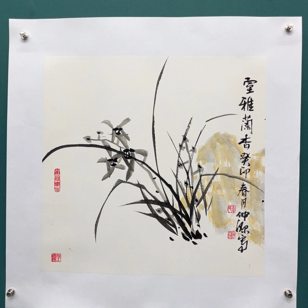 国画艺术家真人手绘