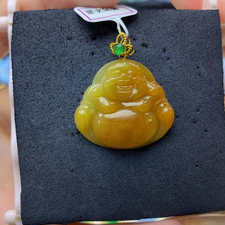 翡翠18K金镶嵌手链翡翠