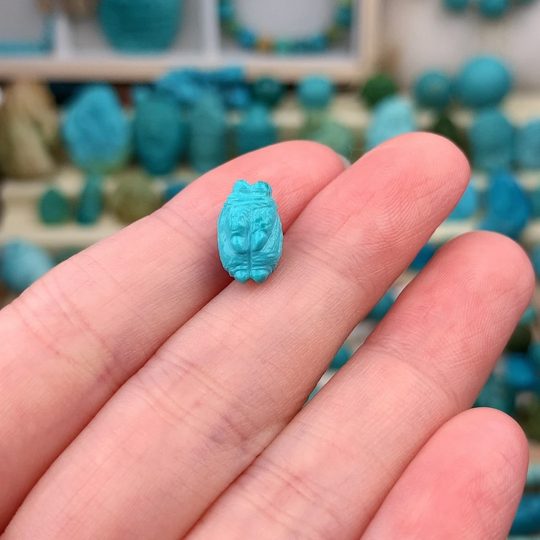 未镶嵌绿松石珠宝奇石