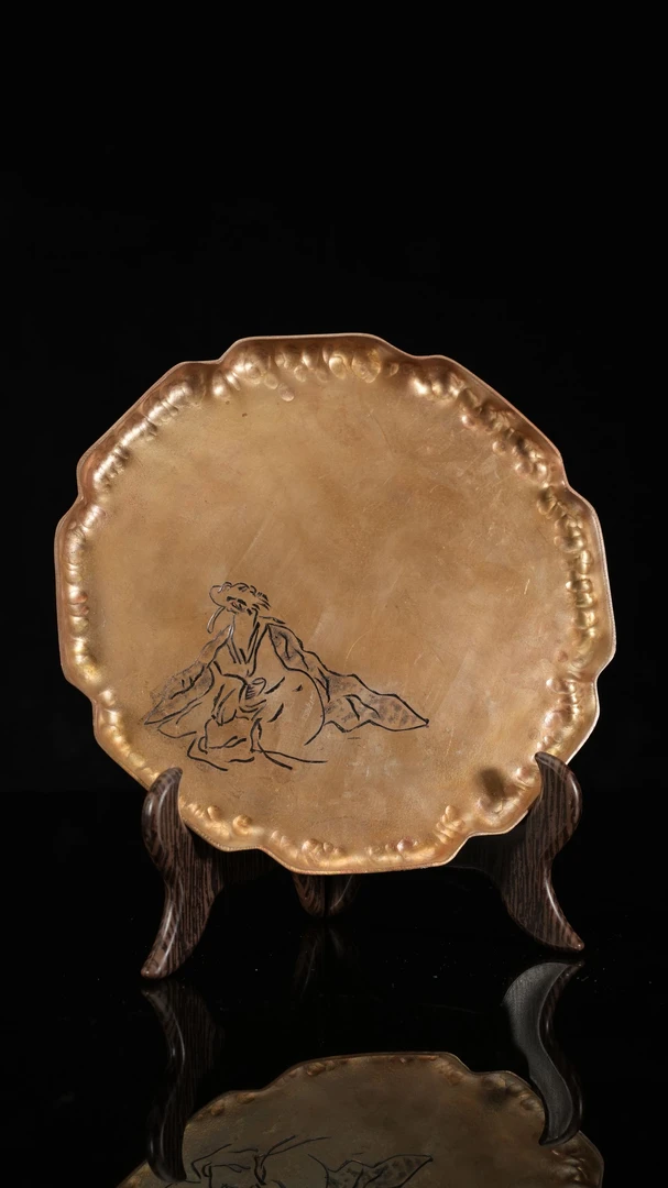 黄铜壶承手工原创