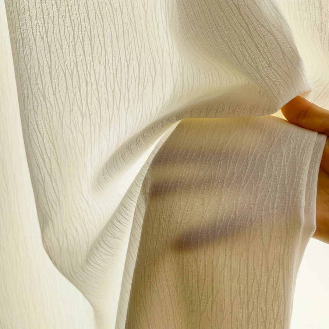 【发财树纱帘不带黑边】2028 3米成品定型大样不带黑边没有版本