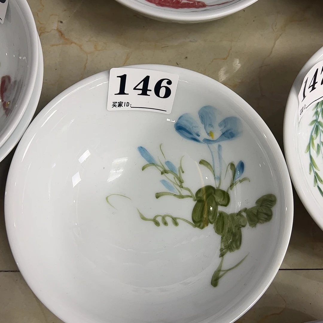 瓷片景德镇陶瓷手工手绘制作