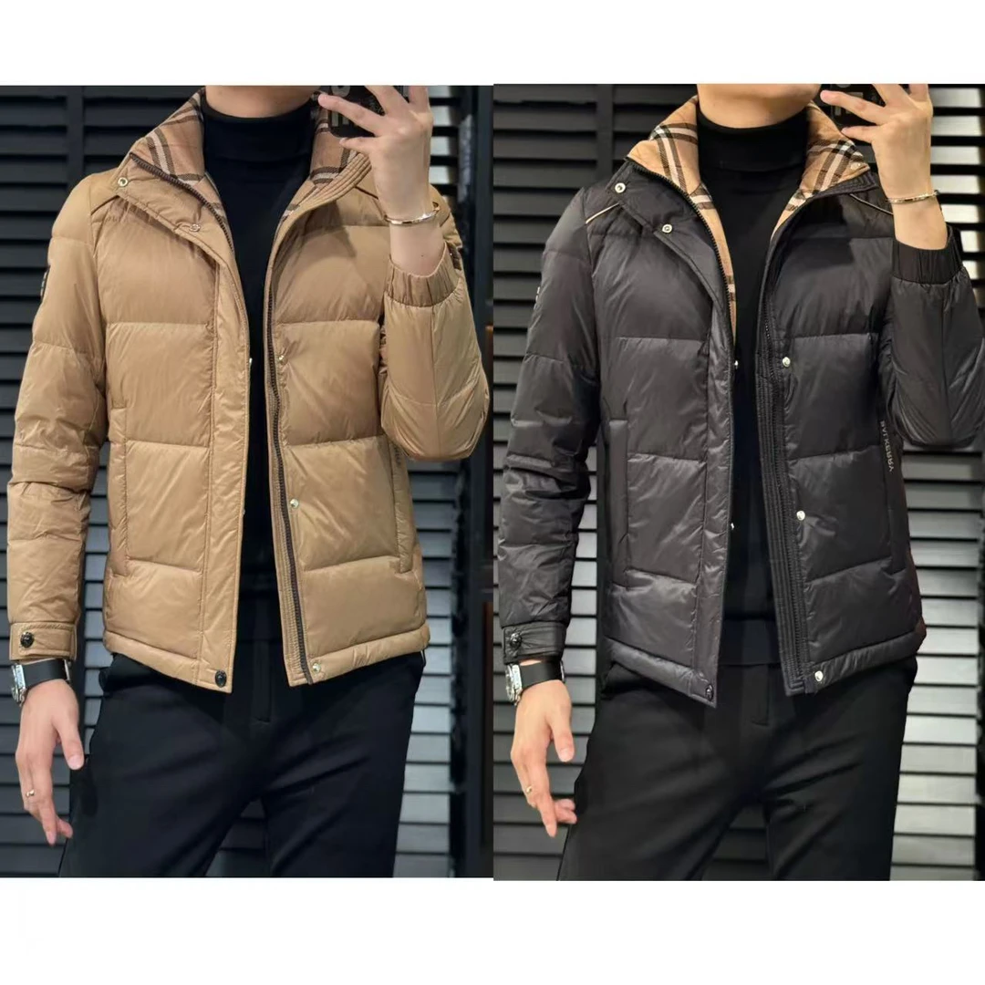 小雨男装｜冬季高奢定制百丽格立领欧货时尚精品羽绒服S