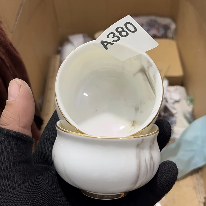 瓷片茶摆件工艺品摆件666