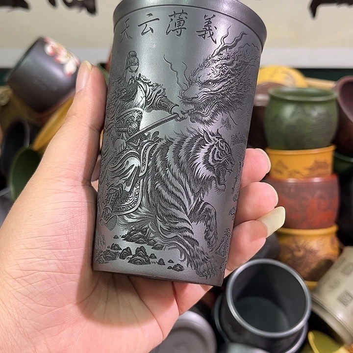 茶杯紫砂全手工紫砂主人杯