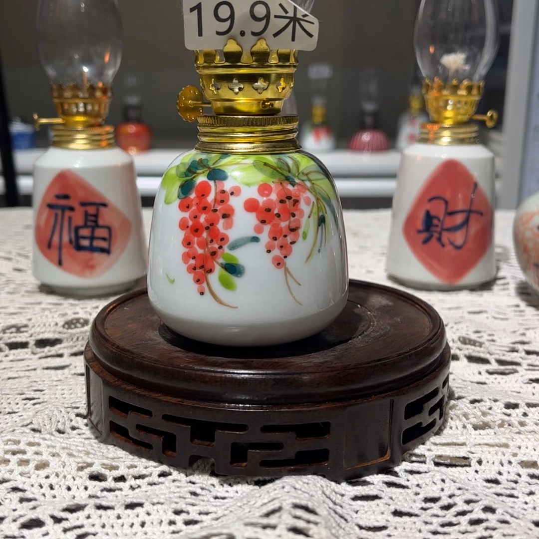 摆件景德镇陶瓷香薰灯