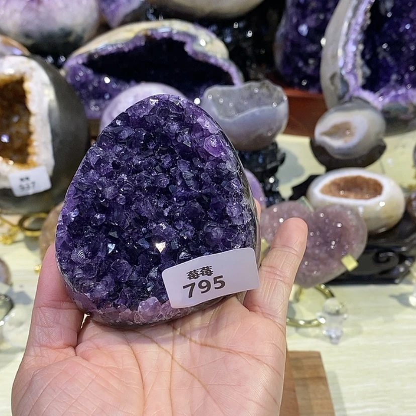 【闪购商品】未镶嵌珠宝半成品紫晶