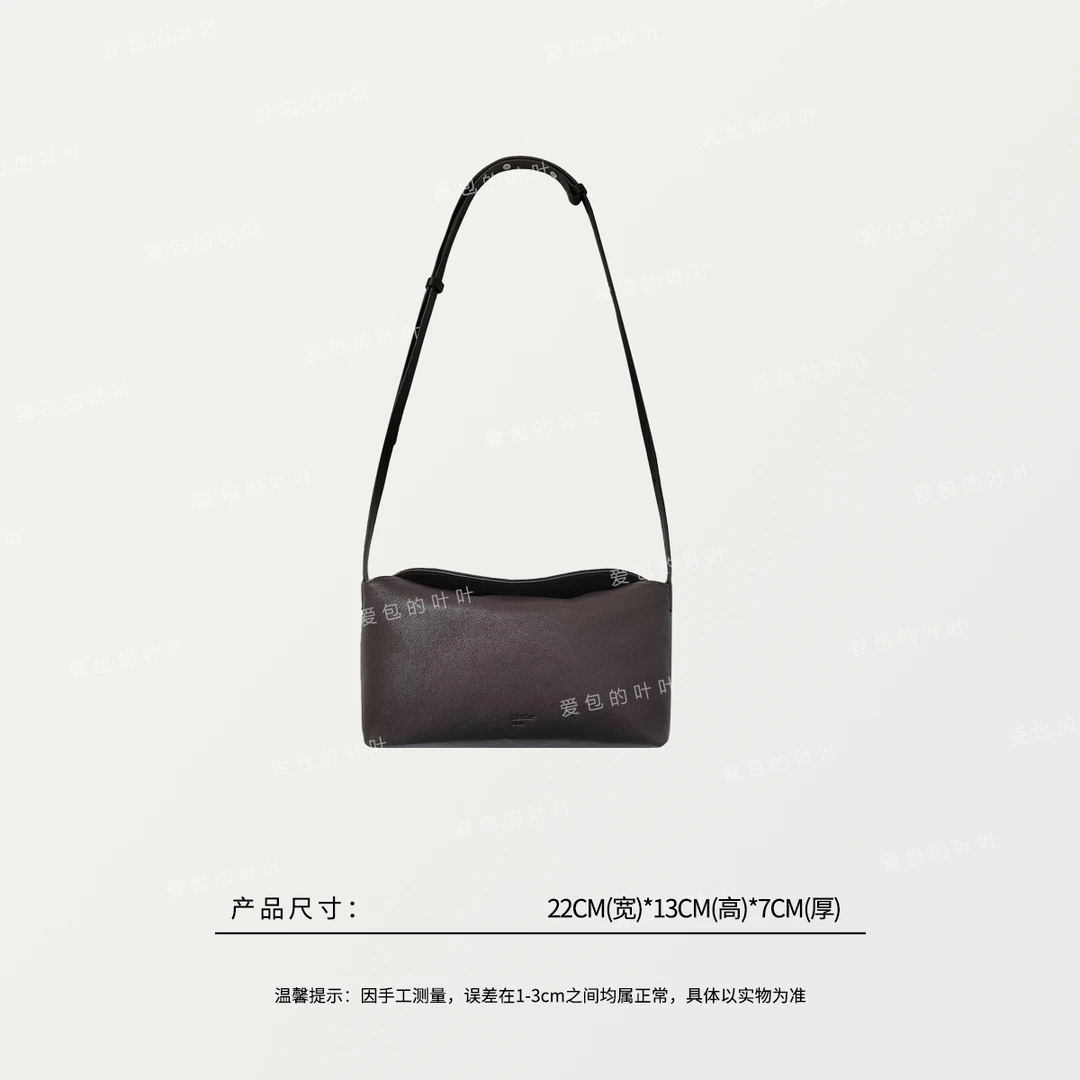 57352 韩版BK家，羊皮磁吸扣单肩斜挎腋下包，尺寸：22*13*7cm