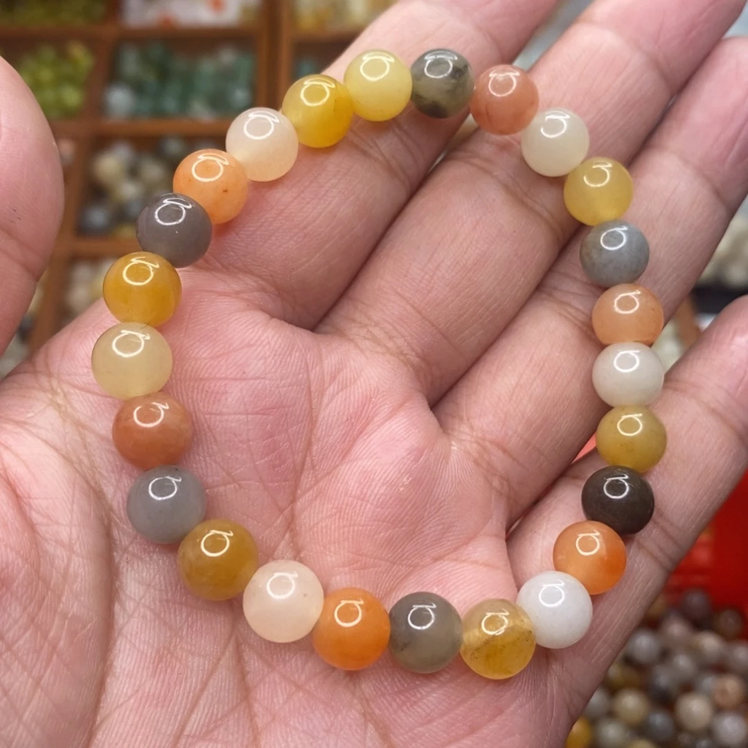 未镶嵌手串石英质玉卡8