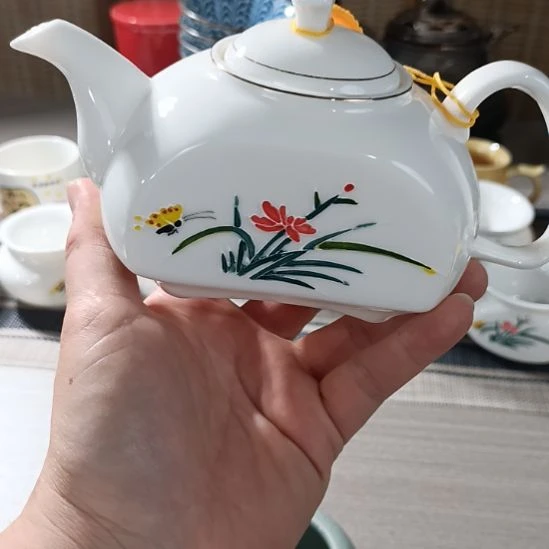 华***泽陶瓷盖碗茶杯茶叶罐主人杯