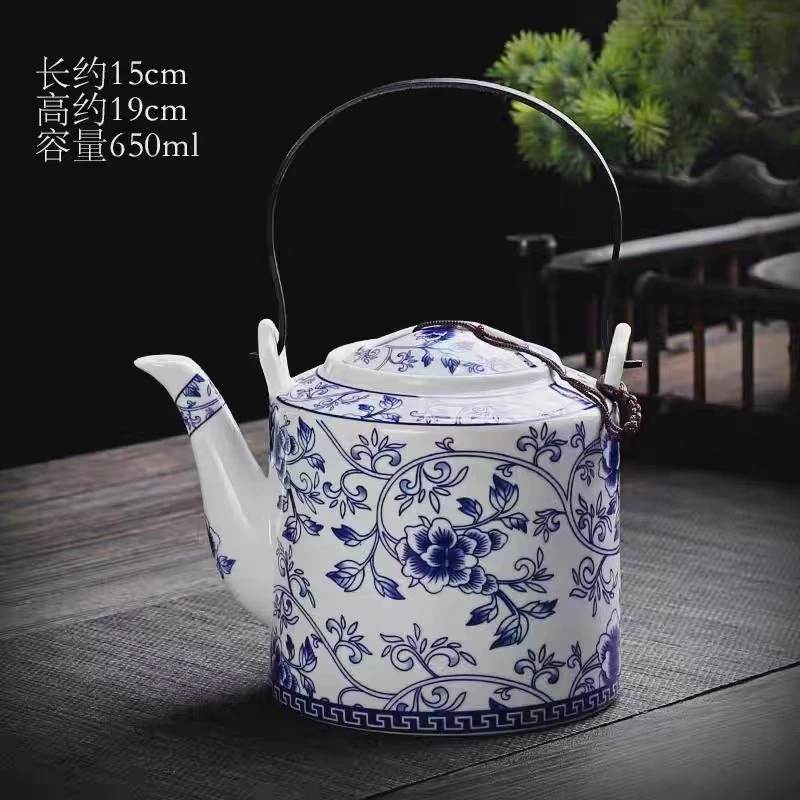 ZH389-青花缠枝莲大提梁壶（19）