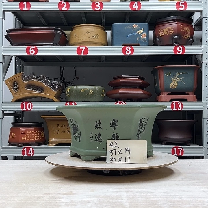 紫砂花盆紫砂花盆