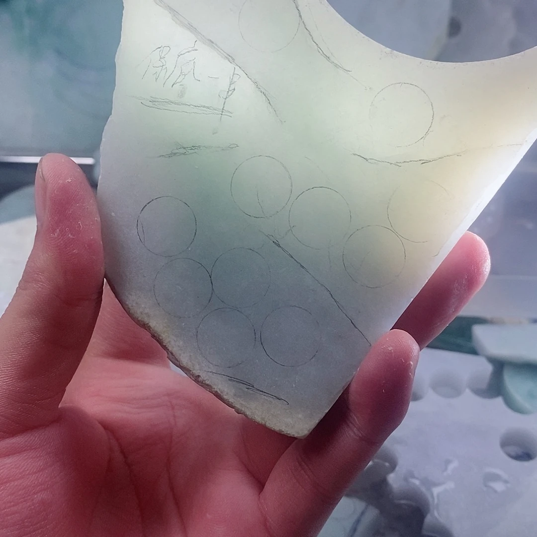 翡翠散珠天然缅甸翡翠a货34