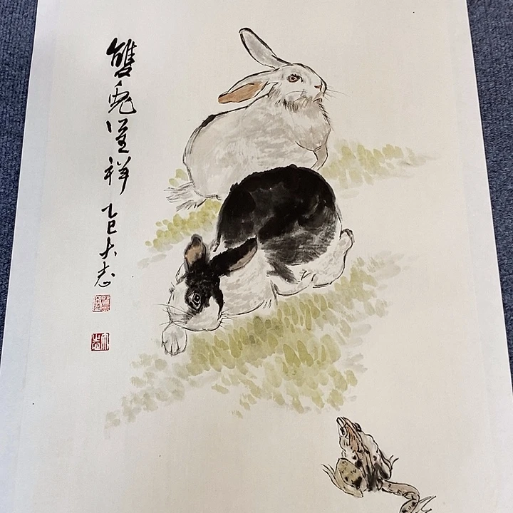 国画纯手绘国画写意作品45*68