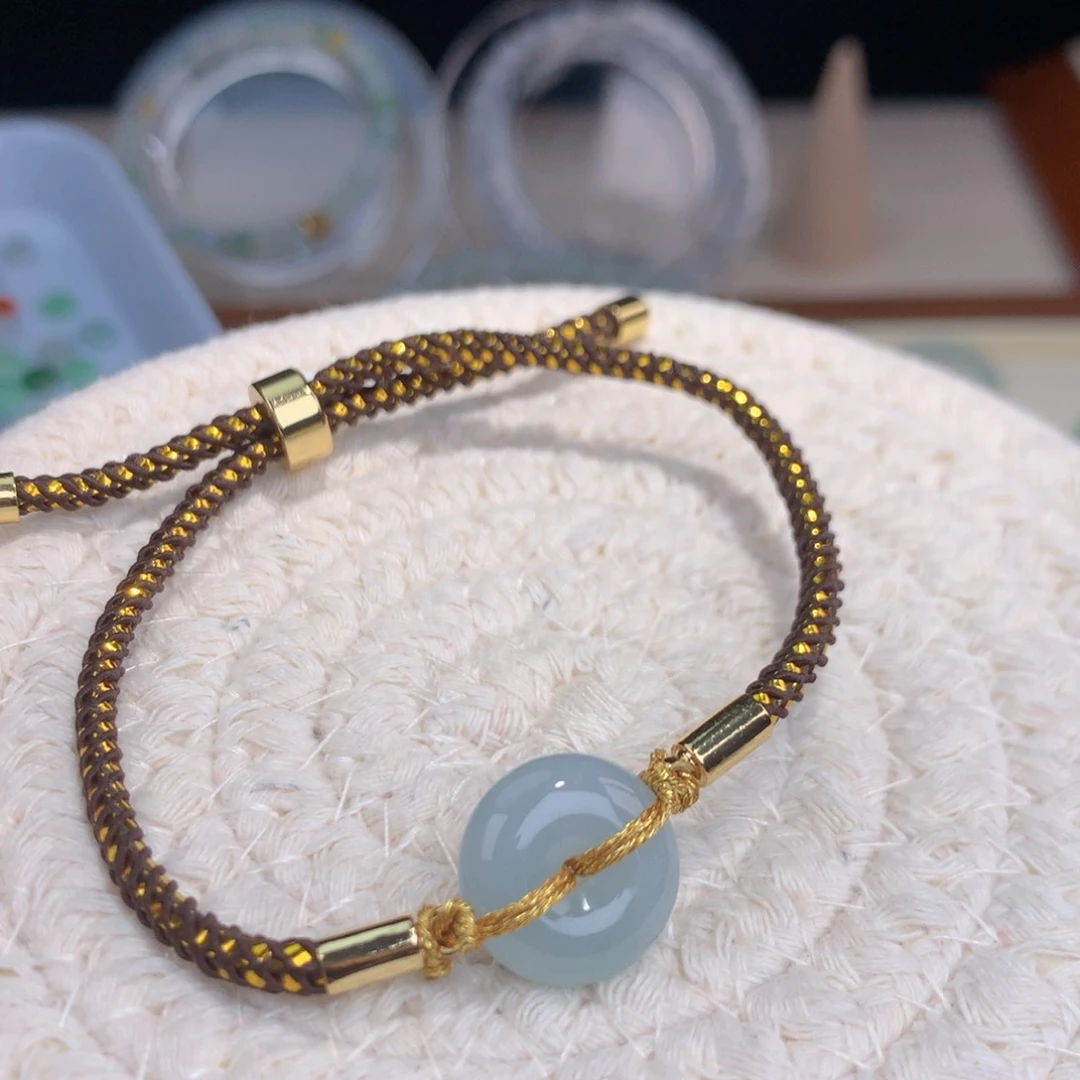 翡翠配石小平安扣