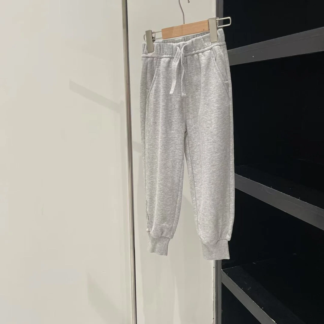 秋冬男童女童针织长裤花灰 5525宸系