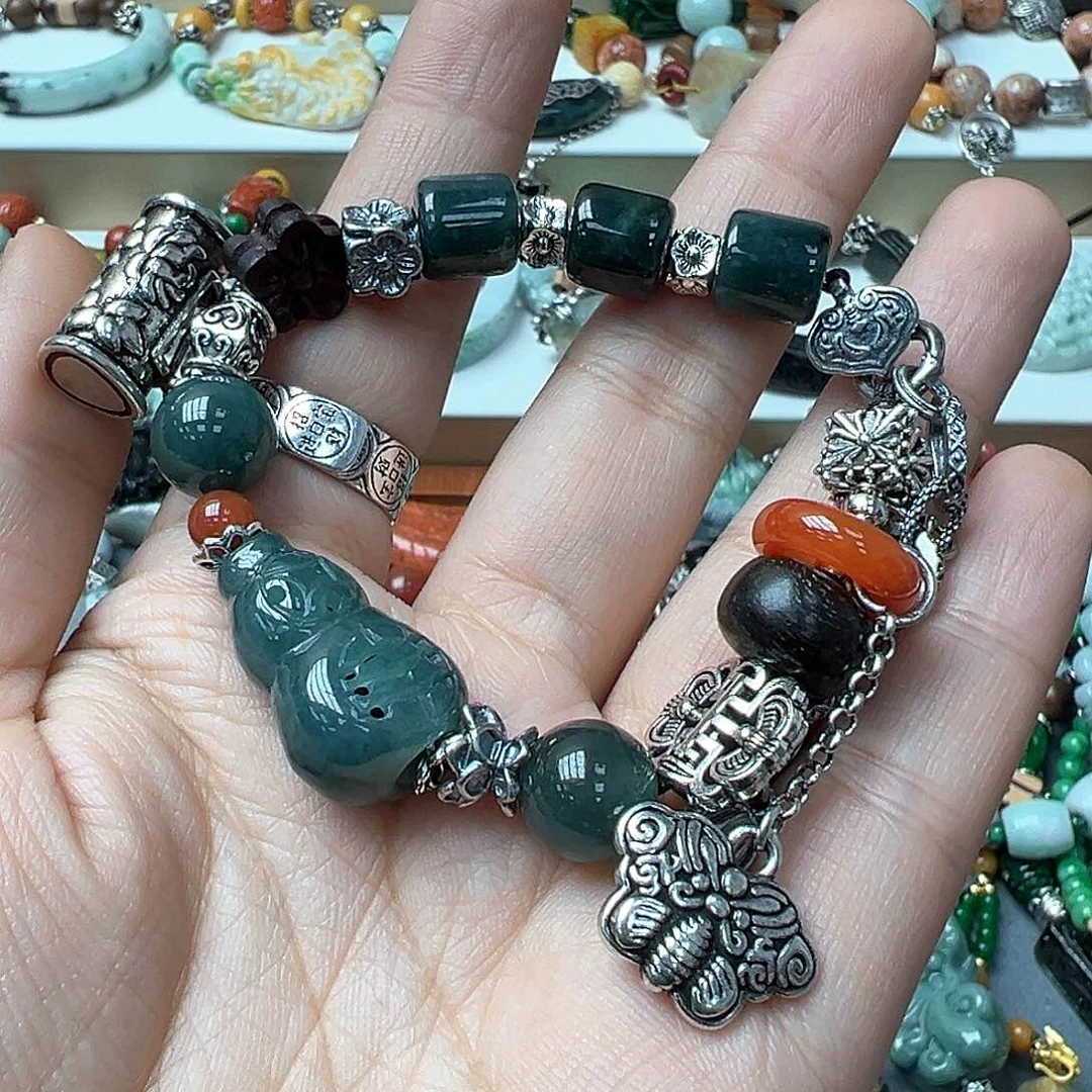 翡翠手链未镶嵌持*