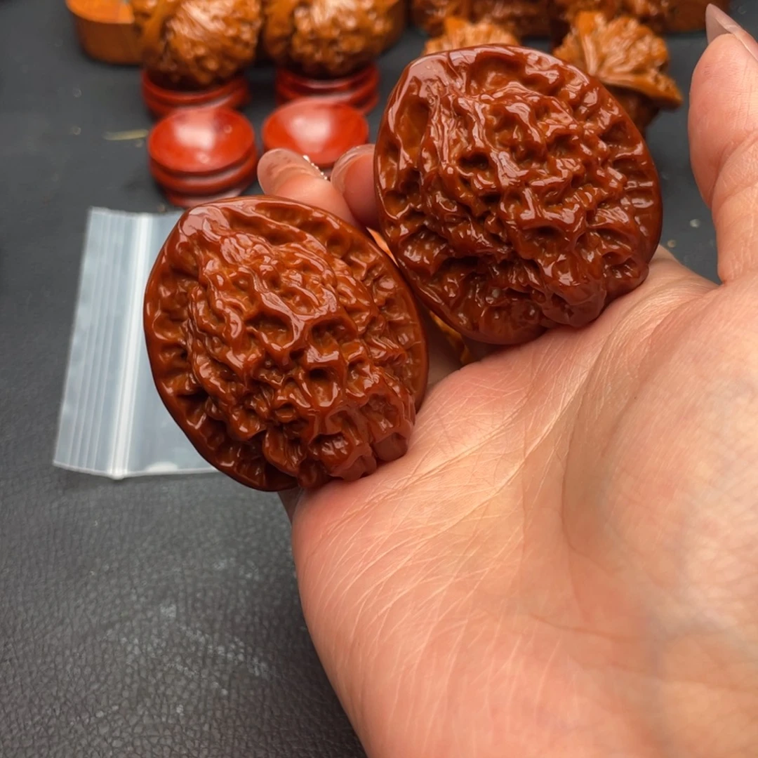 文玩核桃把件官帽