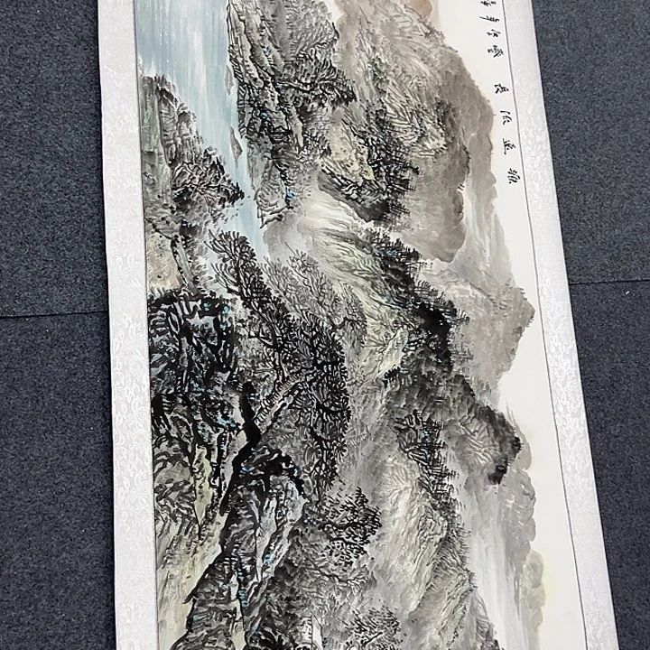 竖款山水作品……喜欢看看吧