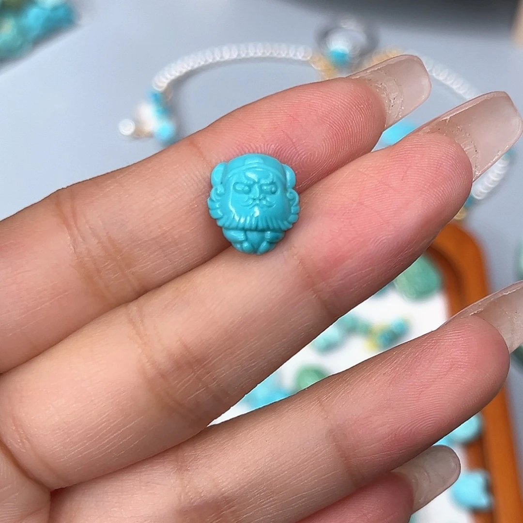 未镶嵌绿松石珠宝半成品