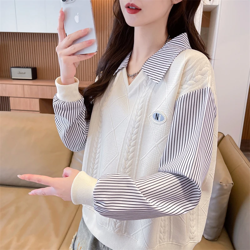 卫衣女春秋季新款宽松大码设计感小众显瘦减龄百搭薄款上衣ins潮