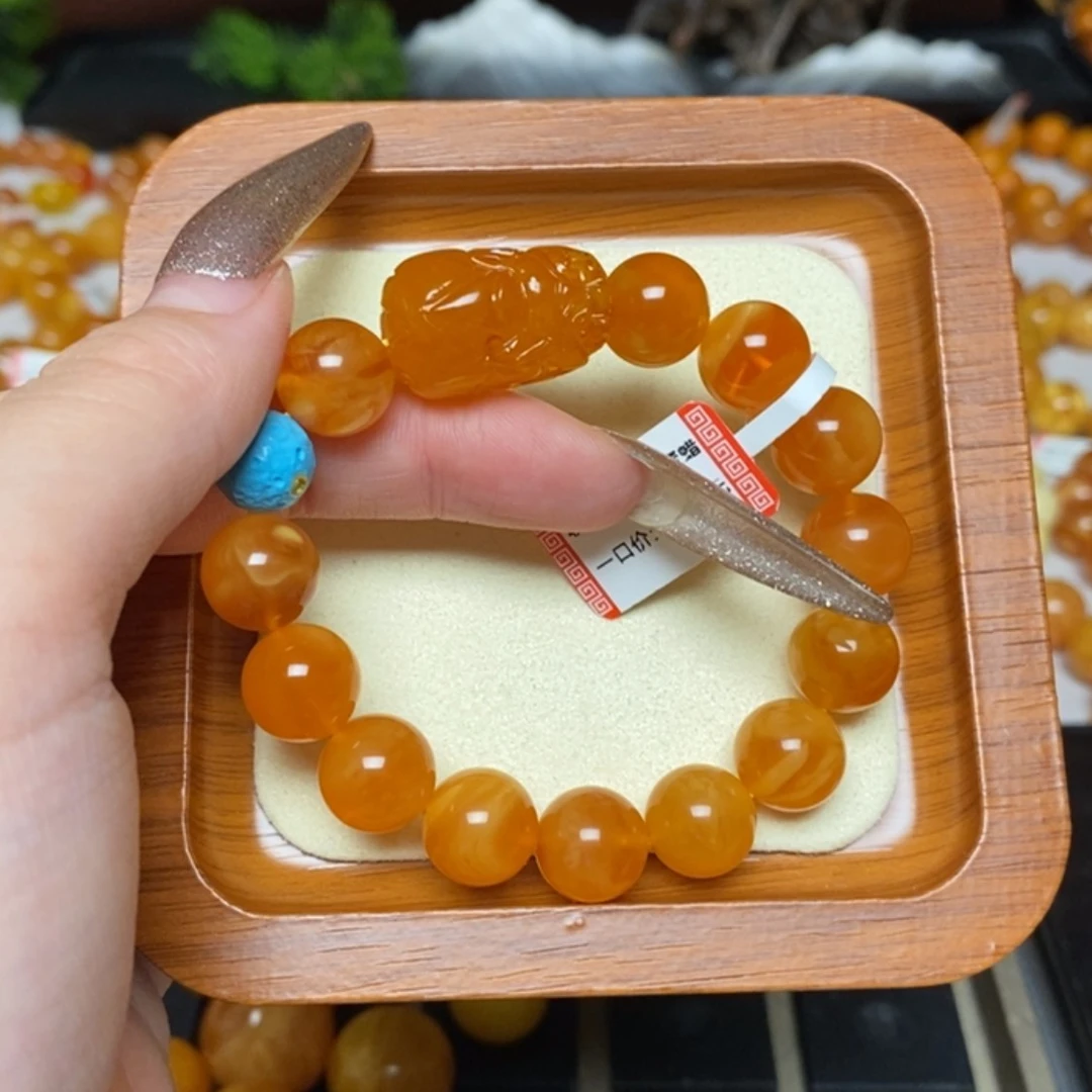 【闪购商品】未镶嵌蜜蜡手链手串