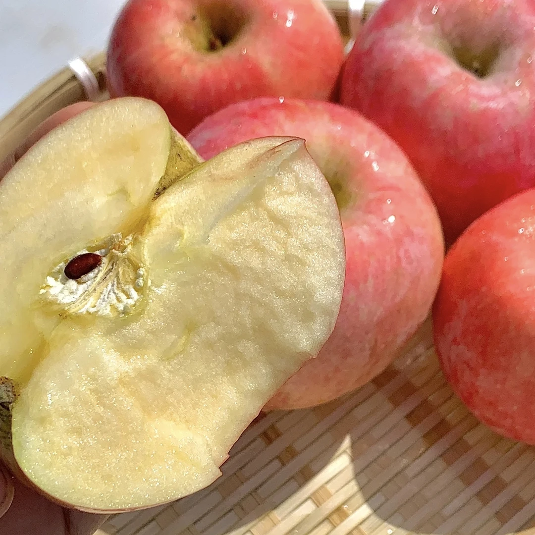 山东烟台红富士苹果脆甜水果净重4.5斤装 新鲜精选果