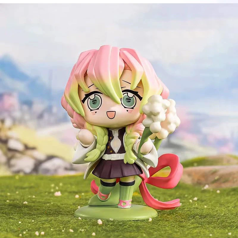 鬼灭之刃盲盒手办泡泡炭治郎手办蜜璃善逸手办生日礼物摆件【二创】