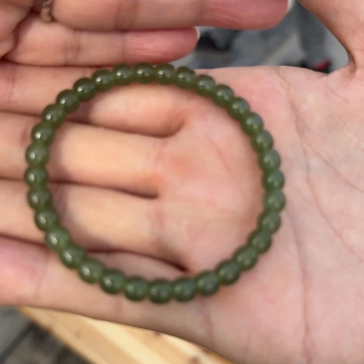 手链未镶嵌和田玉（糖玉）