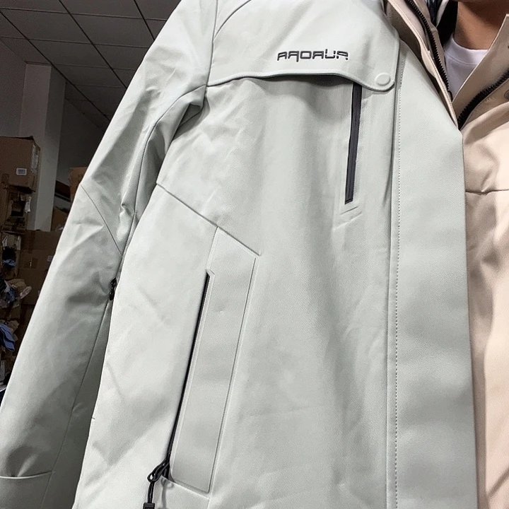 浅绿男士短款鹅180码