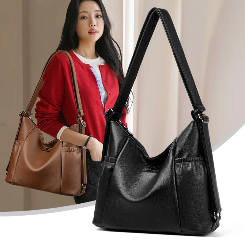 专柜正品女包2025新款斜挎包中年妈妈包大气百搭双肩包通勤单肩包