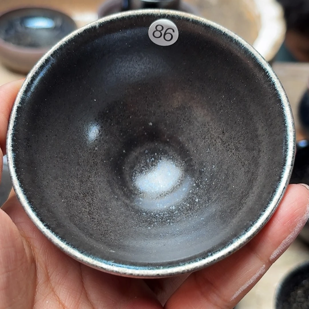 茶盏义兴龙窑建盏86微瑕