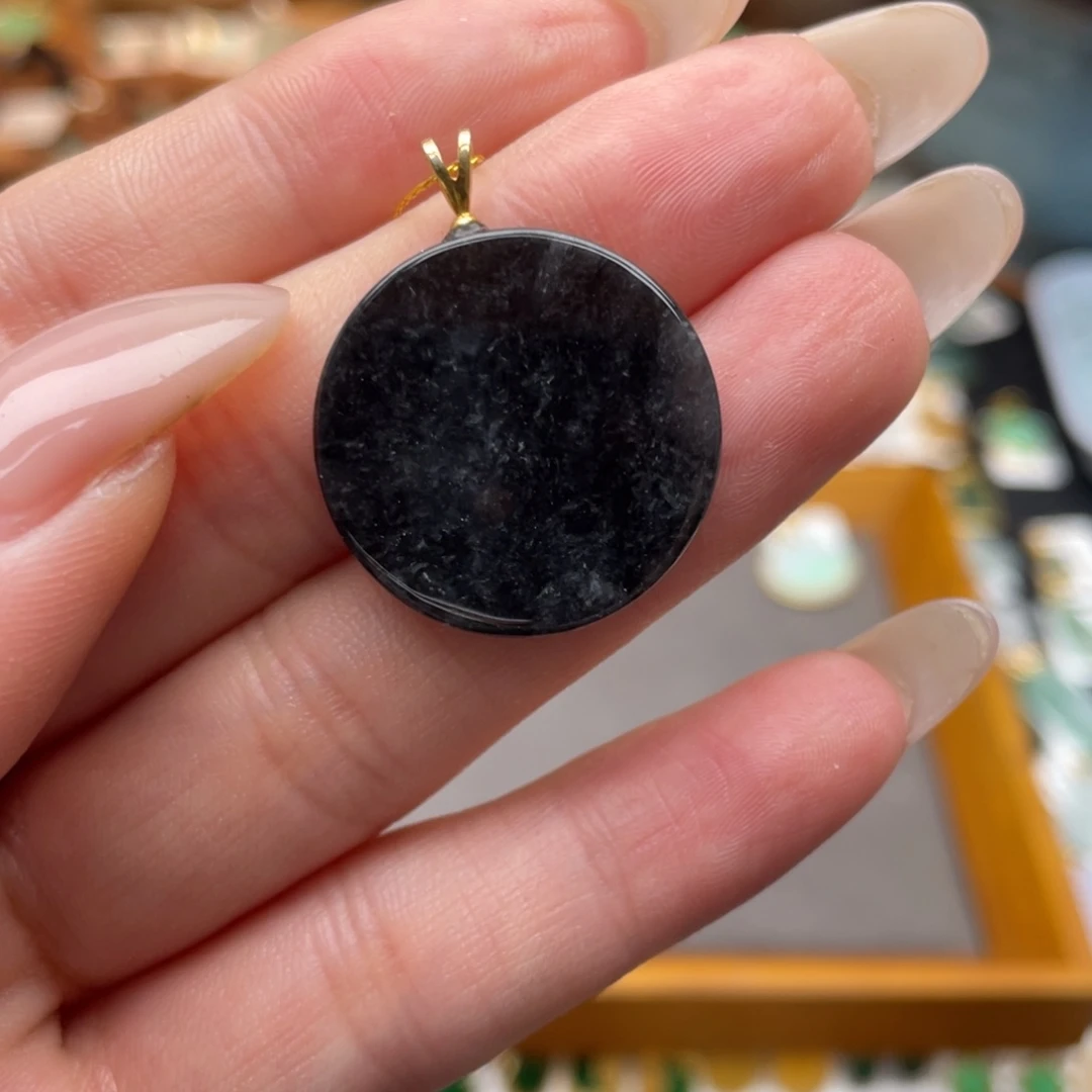 翡翠银S925镶嵌颈饰