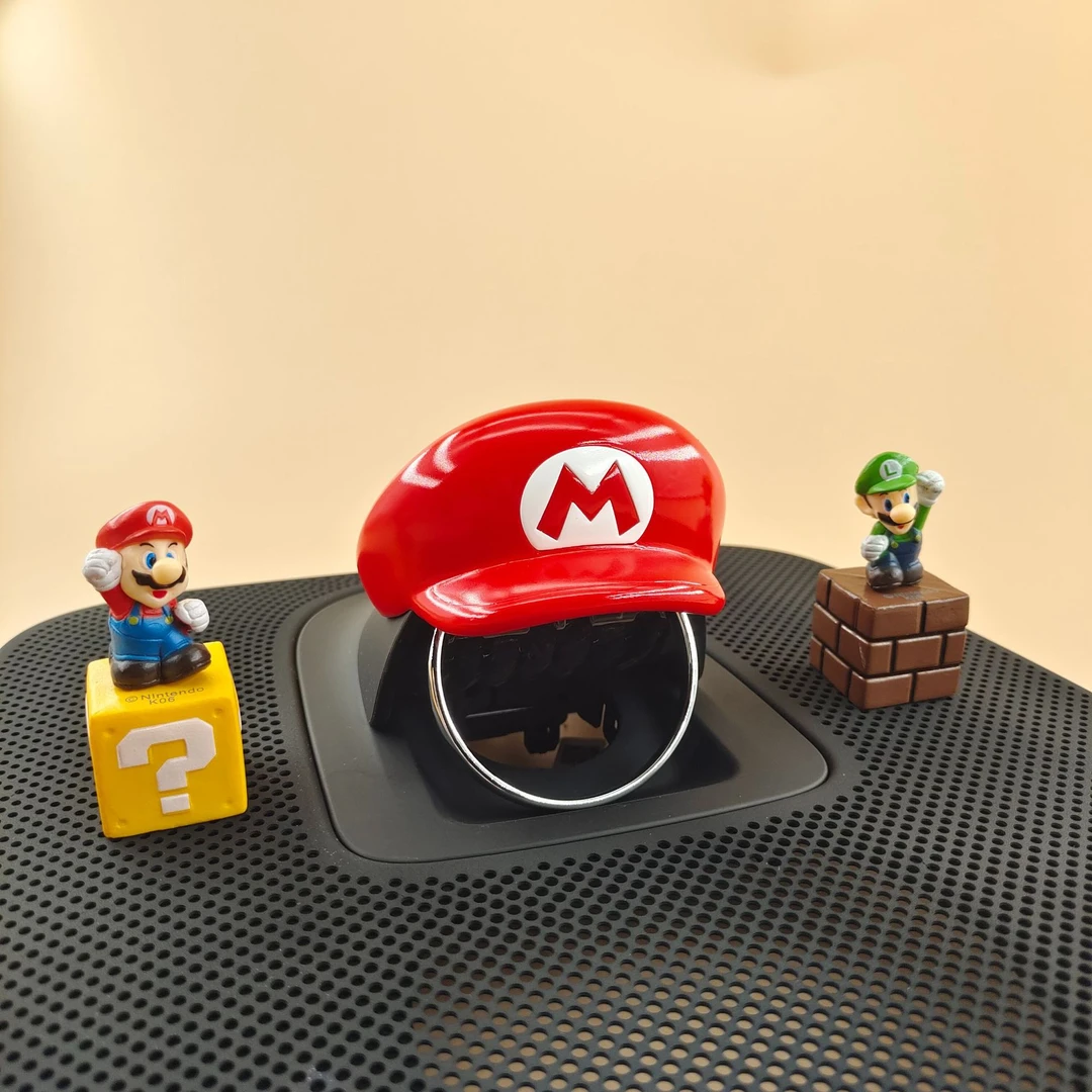 新款适用于华为问界全新M5M7问界M9智界S7帽子超级马里奥头盔音响