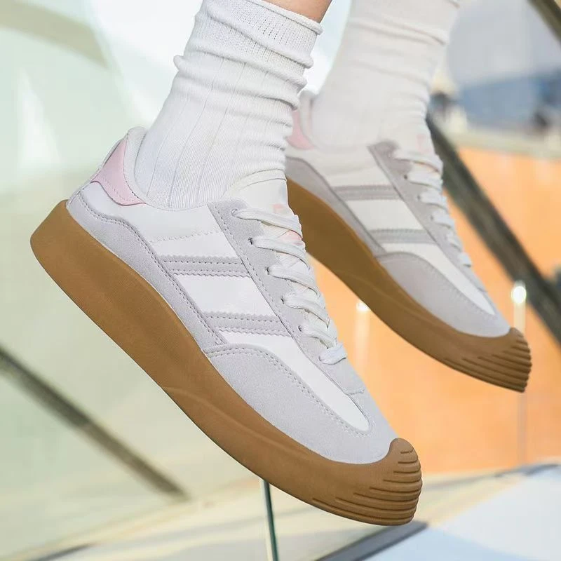 2025夏季复古德训鞋女新款透气小白鞋百搭休闲板鞋ins潮鞋运动