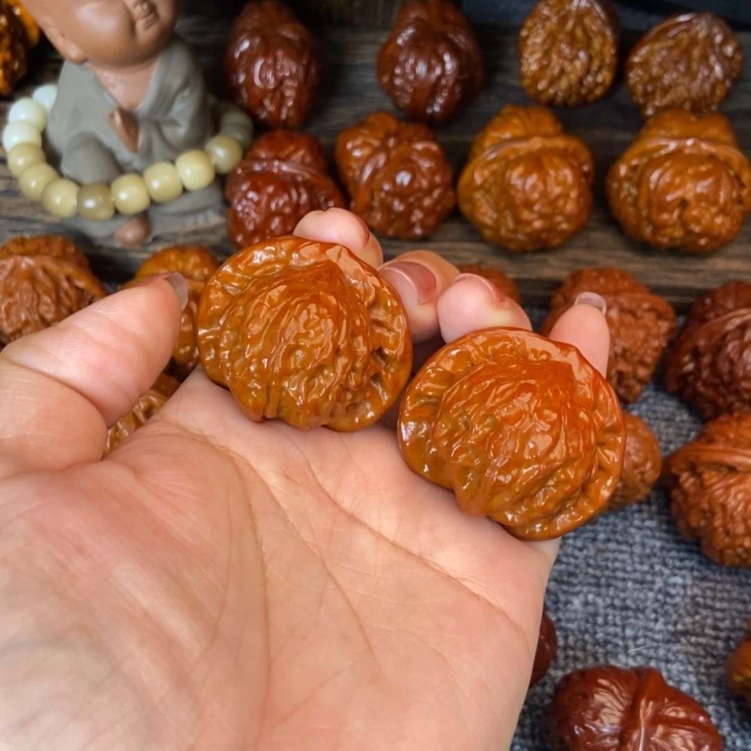 文玩核桃把件寒***?图图18