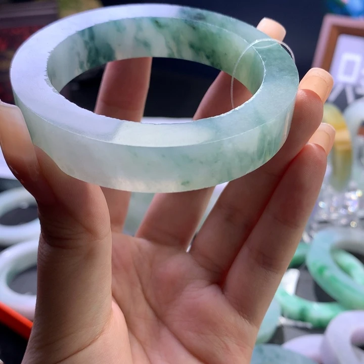 重***师定制翡翠未镶嵌翡翠手镯翡翠翡翠