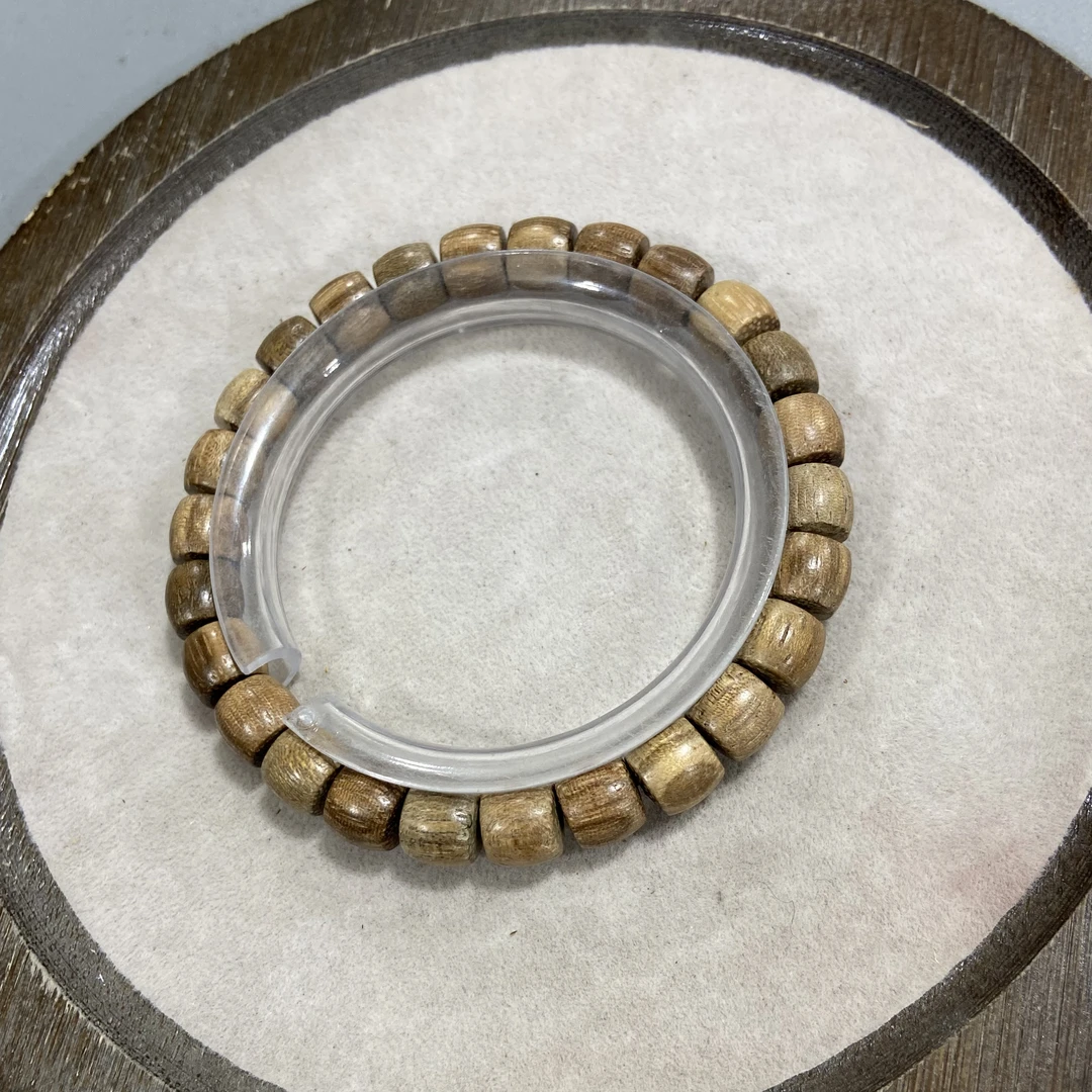 B874花梨卡8*7直桶珠单圈手串