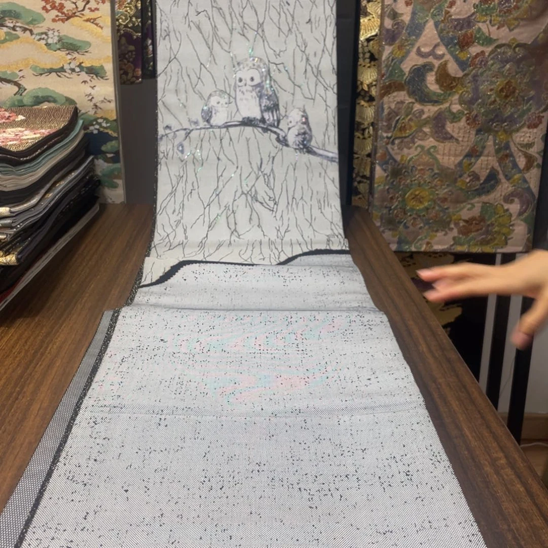 织绣37 唐锦西阵织桌旗